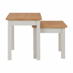 Dunelm Bromley Grey Nest Of Tables -furniture Shop 30609624 alt04