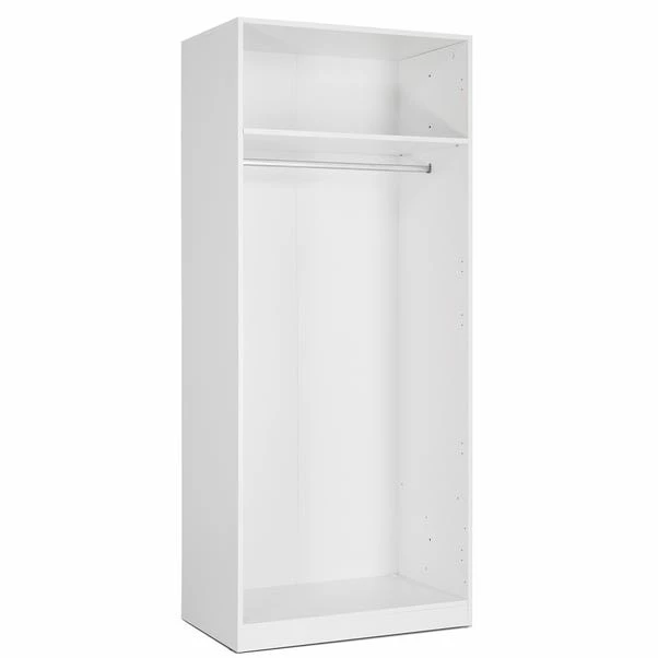 Harmony Euston Double Wardrobe, White 5 Harmony Euston Double Wardrobe, White - Image 3