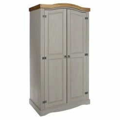Seconique Corona Double Wardrobe, Pine