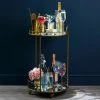 Dunelm Pimlico Antique Brass Drinks Trolley -furniture Shop 30636467