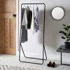 Dunelm Metal Black Clothes Rail -furniture Shop 30644489