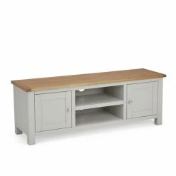 Dunelm Bromley Grey Wide TV Stand -furniture Shop 30645265 alt03