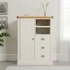 Dunelm Compton Small Wardrobe, Ivory & Oak -furniture Shop 30645271