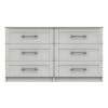 One Call Furniture Ethan Wide 6 Drawer Chest -furniture Shop 30662287