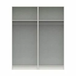 One Call Furniture Ethan 4 Door Wardrobe, Mirrored -furniture Shop 30662346 alt03