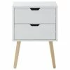 GFW Nyborg 2 Drawer Bedside Table -furniture Shop 30662676