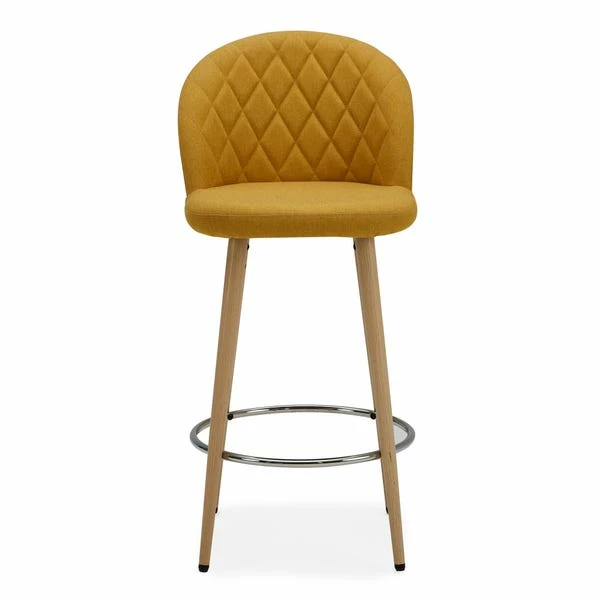Dunelm Astrid Fabric Bar Stool 4 Dunelm Astrid Fabric Bar Stool - Image 2