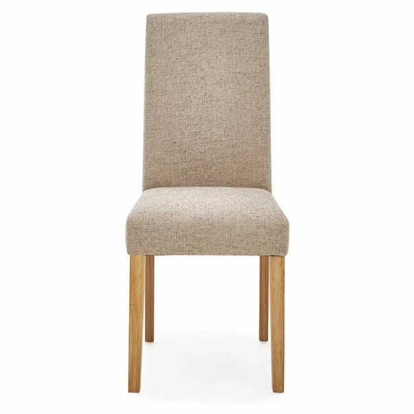 Dunelm Ethan Set Of 2 Dining Chairs Natural Boucle 6 Dunelm Ethan Set Of 2 Dining Chairs Natural Boucle - Image 4