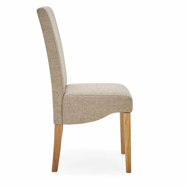 Dunelm Ethan Set Of 2 Dining Chairs Natural Boucle 7 Dunelm Ethan Set Of 2 Dining Chairs Natural Boucle - Image 5