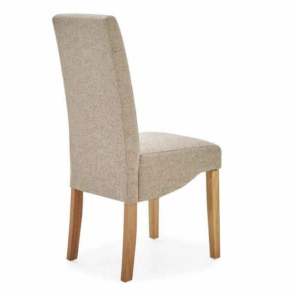 Dunelm Ethan Set Of 2 Dining Chairs Natural Boucle 8 Dunelm Ethan Set Of 2 Dining Chairs Natural Boucle - Image 6