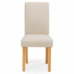 Dunelm Hugo Set Of 2 Dining Chairs Cream -furniture Shop 30662750 alt03