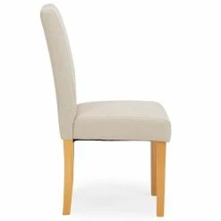 Dunelm Hugo Set Of 2 Dining Chairs Cream -furniture Shop 30662750 alt04