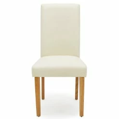 Dunelm Hugo Set Of 2 Faux Leather Cream Dining Chairs 11 Dunelm Hugo Set Of 2 Faux Leather Cream Dining Chairs -furniture Shop 30662752 alt03