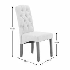 Dunelm Darcy Set Of 2 Dining Chairs Charcoal 9 Dunelm Darcy Set Of 2 Dining Chairs Charcoal -furniture Shop 30662761 alt09
