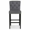 Dunelm Newbury Bar Stool Grey Velvet -furniture Shop 30663172