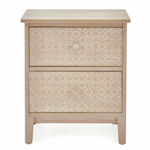 Dunelm Ivy 2 Drawer Bedside Table 3 Dunelm Ivy 2 Drawer Bedside Table