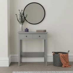 Dunelm Lynton Small 2 Drawer Dressing Table