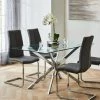 Dunelm Lumia Glass Dining Table -furniture Shop 30666143