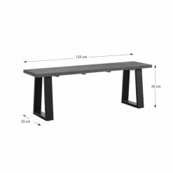 Dunelm Jackson Dining Bench -furniture Shop 30666559 alt09
