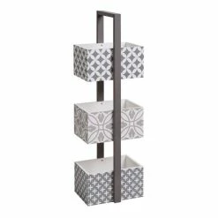 Dunelm Geo Tile 3 Tier Caddy