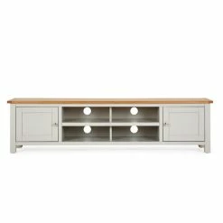 Dunelm Bromley Grey Extra Wide TV Stand -furniture Shop 30685245 alt01