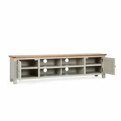 Dunelm Bromley Grey Extra Wide TV Stand -furniture Shop 30685245 alt04