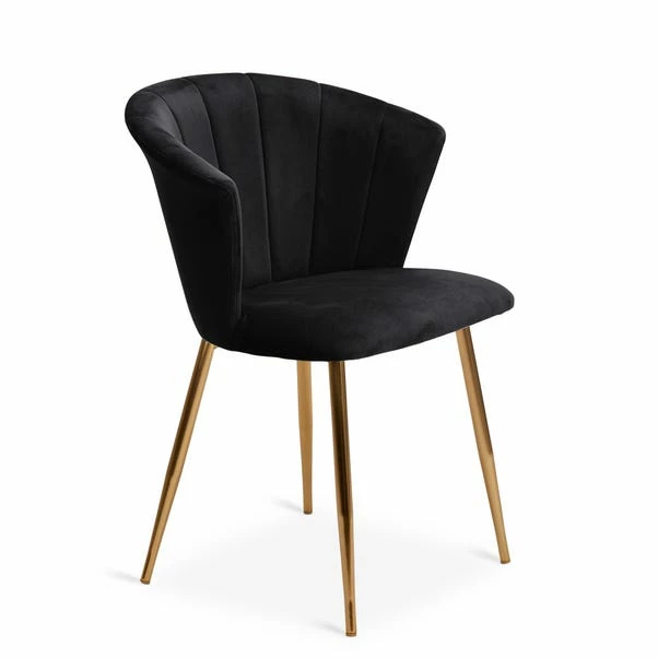 Dunelm Kendall Velvet Dining Chair 3 Dunelm Kendall Velvet Dining Chair