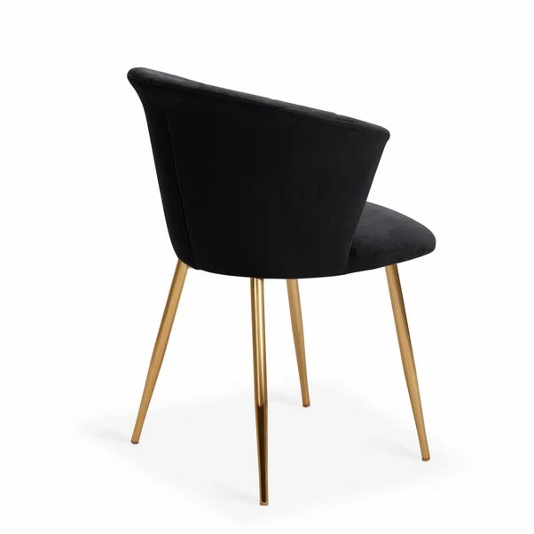 Dunelm Kendall Velvet Dining Chair 6 Dunelm Kendall Velvet Dining Chair - Image 4