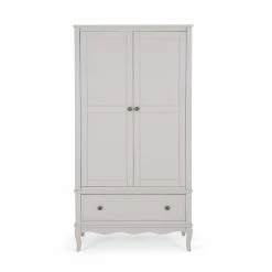 Dunelm Clara Double 1 Drawer Wardrobe, Grey -furniture Shop 30686033 alt01