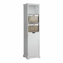 Lloyd Pascal White Willow Tall Cabinet