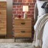 Dunelm Fulton 2 Drawer Bedside Table -furniture Shop 30689342