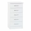 Seconique Nevada Slim 5 Drawer Chest -furniture Shop 30693642