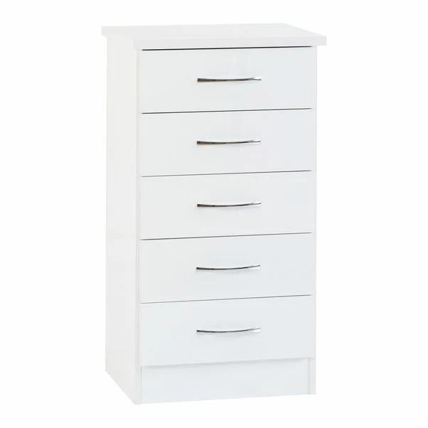 Seconique Nevada Slim 5 Drawer Chest 3 Seconique Nevada Slim 5 Drawer Chest