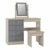 Seconique Nevada 4 Drawer Dressing Table Set With Mirror -furniture Shop 30693646