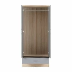 Seconique Nevada Double 1 Drawer Wardrobe -furniture Shop 30693654 alt04