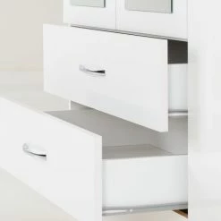 Seconique Nevada 4 Door 2 Drawer Wardrobe, Mirrored -furniture Shop 30693661 alt05