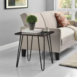 Dunelm Owen Retro Hairpin Side Table