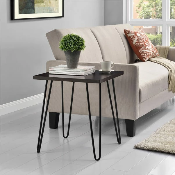 Dunelm Owen Retro Hairpin Side Table 3 Dunelm Owen Retro Hairpin Side Table