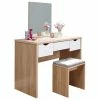 GFW Elizabeth 3 Drawer Dressing Table Set With Mirror 2 GFW Elizabeth 3 Drawer Dressing Table Set With Mirror -furniture Shop 30705685