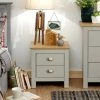 GFW Lancaster 2 Drawer Bedside Table -furniture Shop 30705694