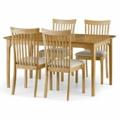 Julian Bowen Ibsen Dining Table With 4 Chairs