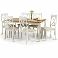 Julian Bowen Shop 24 Julian Bowen Davenport Dining Table With 6 Chairs