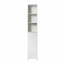 Lloyd Pascal White Wave Tall Cabinet