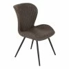 Seconique Quebec Set Of 4 Dining Chairs Brown PU Leather -furniture Shop 30707884