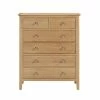 Julian Bowen Cotswold 6 Drawer Chest, Oak -furniture Shop 30708594