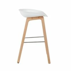 Dunelm Erik White Bar Stool -furniture Shop 30711152 alt03