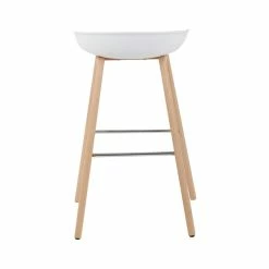 Dunelm Erik White Bar Stool -furniture Shop 30711152 alt04