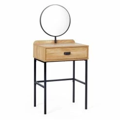 Dunelm Greenwich Small 1 Drawer Dressing Table With Mirror -furniture Shop 30712309 alt02