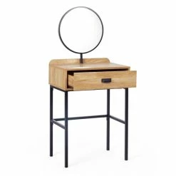 Dunelm Greenwich Small 1 Drawer Dressing Table With Mirror -furniture Shop 30712309 alt03