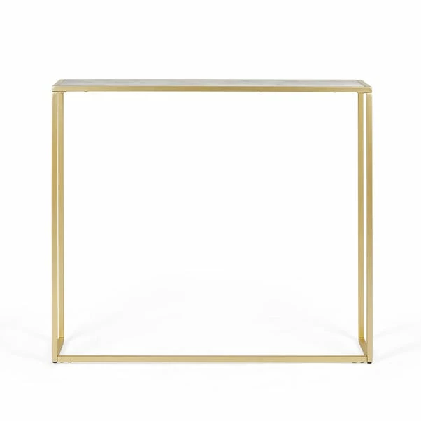 Dunelm Sullivan Gold Effect Slim Console Radiator Cover 5 Dunelm Sullivan Gold Effect Slim Console Radiator Cover - Image 3